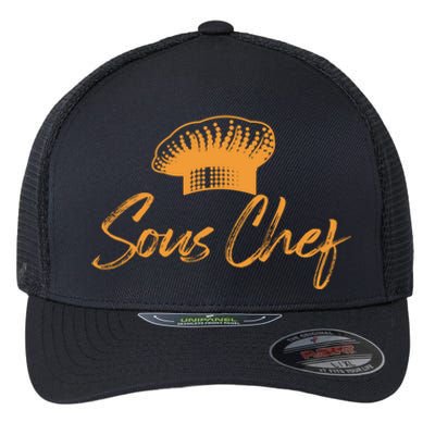 Sous Chef Culinary Cook Chefs Hat Gift Flexfit Unipanel Trucker Cap