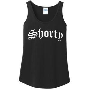 Shorty Chola Chicana Mexican American Pride Hispanic Latina Ladies Essential Tank