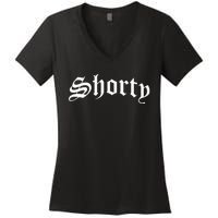 Shorty Chola Chicana Mexican American Pride Hispanic Latina Women's V-Neck T-Shirt