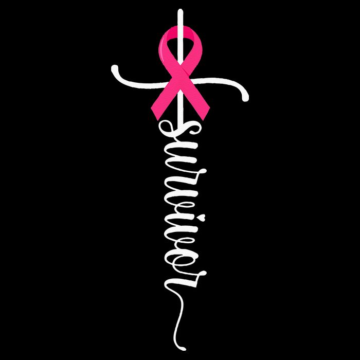 Survivor Christian Cross Warrior Pink Ribbon Breast Cancer Backpack
