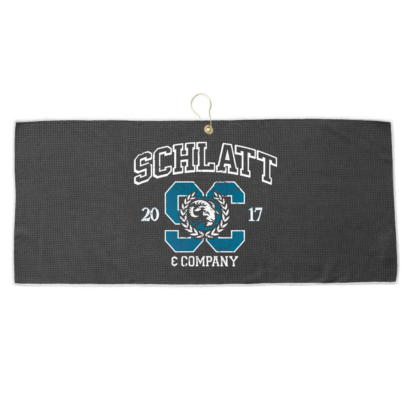 Schlatt & Co. Collegiate Large Microfiber Waffle Golf Towel