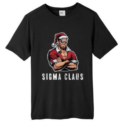 Sigma Claus Cool Santa Funny Christmas Rizz Rizzler Meme Tall Fusion ChromaSoft Performance T-Shirt