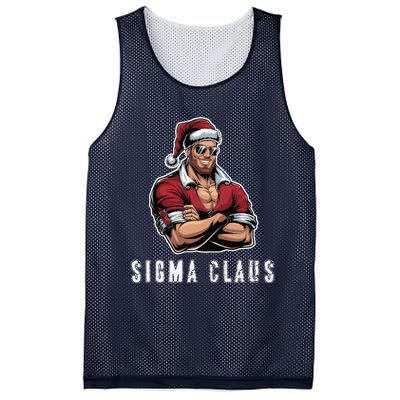 Sigma Claus Cool Santa Funny Christmas Rizz Rizzler Meme Mesh Reversible Basketball Jersey Tank