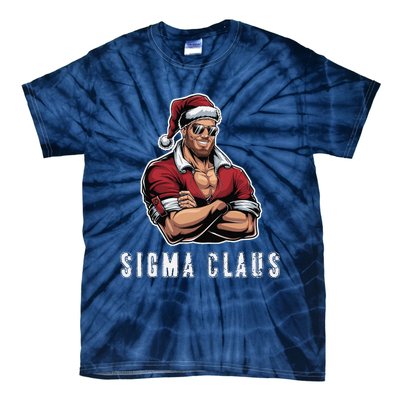 Sigma Claus Cool Santa Funny Christmas Rizz Rizzler Meme Tie-Dye T-Shirt