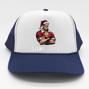 Sigma Claus Cool Santa Funny Christmas Rizz Rizzler Meme Trucker Hat