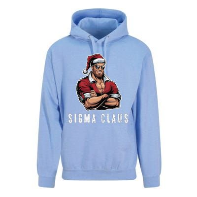 Sigma Claus Cool Santa Funny Christmas Rizz Rizzler Meme Unisex Surf Hoodie