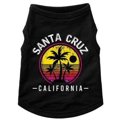 Santa Cruz California Sunset 70s 80s Surfer Summer Sun Doggie Tank