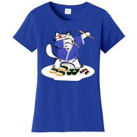 Sushi Chef Cute Gift Dabbing White Cat Cool Gift Women's T-Shirt