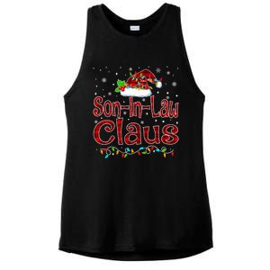 Soninlaw Claus Christmas Pajama Matching Family Xmas Light Gift Ladies PosiCharge Tri-Blend Wicking Tank