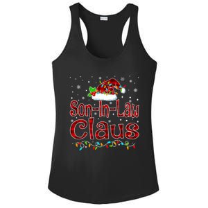 Soninlaw Claus Christmas Pajama Matching Family Xmas Light Gift Ladies PosiCharge Competitor Racerback Tank