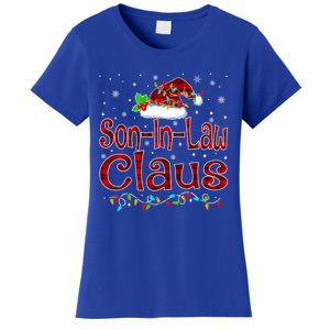 Soninlaw Claus Christmas Pajama Matching Family Xmas Light Gift Women's T-Shirt