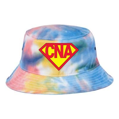 Super Cna Certified Nurse Assistant Superhero Gift Tie Dye Newport Bucket Hat