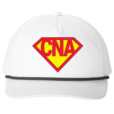 Super Cna Certified Nurse Assistant Superhero Gift Snapback Five-Panel Rope Hat