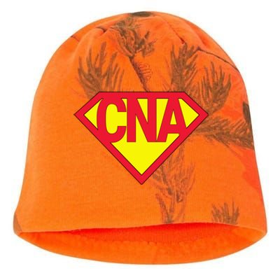 Super Cna Certified Nurse Assistant Superhero Gift Kati - Camo Knit Beanie