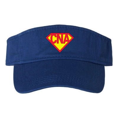 Super Cna Certified Nurse Assistant Superhero Gift Valucap Bio-Washed Visor