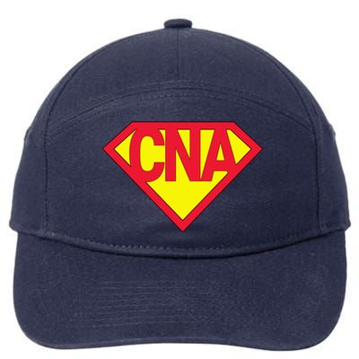 Super Cna Certified Nurse Assistant Superhero Gift 7-Panel Snapback Hat