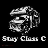 Stay Class C Camper Flat Bill Trucker Hat