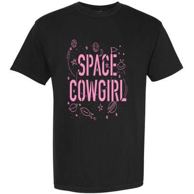 Space Cowgirl  Cow  70s Disco Preppy Cowgirl Garment-Dyed Heavyweight T-Shirt