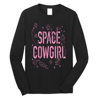 Space Cowgirl  Cow  70s Disco Preppy Cowgirl Long Sleeve Shirt