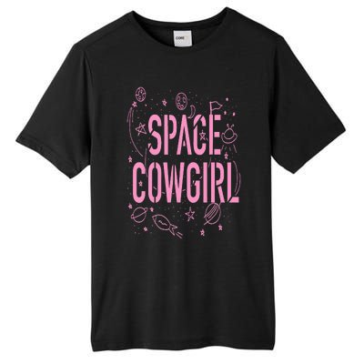 Space Cowgirl  Cow  70s Disco Preppy Cowgirl Tall Fusion ChromaSoft Performance T-Shirt