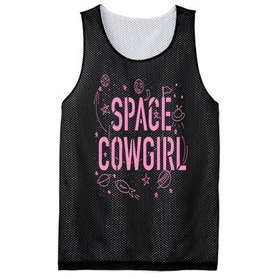 Space Cowgirl  Cow  70s Disco Preppy Cowgirl Mesh Reversible Basketball Jersey Tank