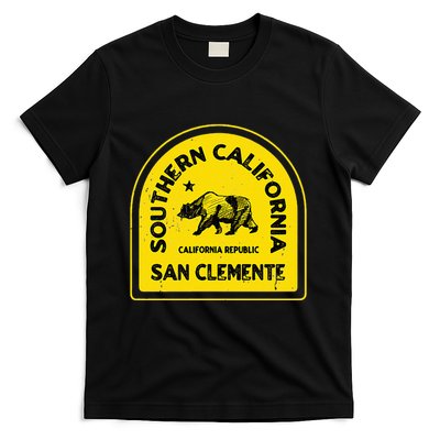 San Clemente Ca Vintage Style Southern California T-Shirt