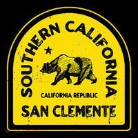San Clemente Ca Vintage Style Southern California Tank Top