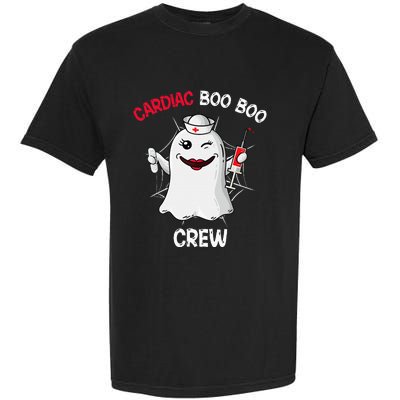 Spooky Cardiac Crew Halloween Nurse Costume Garment-Dyed Heavyweight T-Shirt