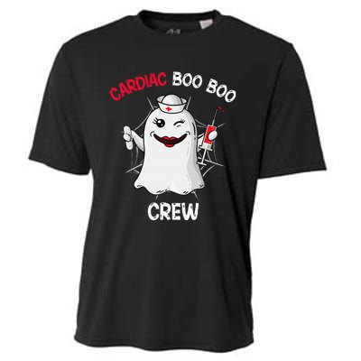 Spooky Cardiac Crew Halloween Nurse Costume Cooling Performance Crew T-Shirt