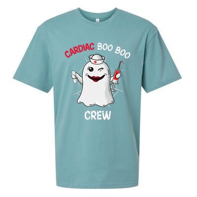 Spooky Cardiac Crew Halloween Nurse Costume Sueded Cloud Jersey T-Shirt