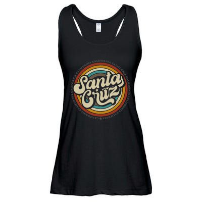 Santa Cruz city in California CA vintage  Ladies Essential Flowy Tank