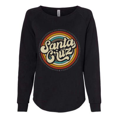 Santa Cruz city in California CA vintage  Womens California Wash Sweatshirt