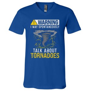 Storm Chaser Costume Tornado For Meteorologist Tornado V-Neck T-Shirt