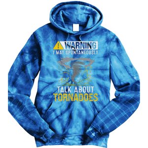 Storm Chaser Costume Tornado For Meteorologist Tornado Tie Dye Hoodie