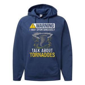 Storm Chaser Costume Tornado For Meteorologist Tornado Performance Fleece Hoodie