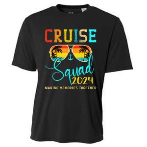 Squad Crew Cruise 2024 Summer Vacation Matching Family Group Cooling Performance Crew T-Shirt