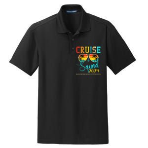 Squad Crew Cruise 2024 Summer Vacation Matching Family Group Dry Zone Grid Polo