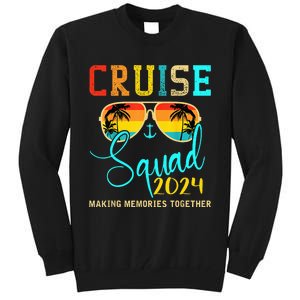 Squad Crew Cruise 2024 Summer Vacation Matching Family Group Tall Sweatshirt