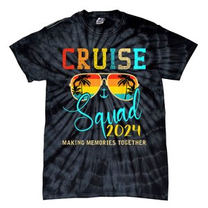 Squad Crew Cruise 2024 Summer Vacation Matching Family Group Tie-Dye T-Shirt