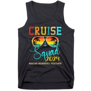 Squad Crew Cruise 2024 Summer Vacation Matching Family Group Tank Top