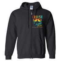 Squad Crew Cruise 2024 Summer Vacation Matching Family Group Full Zip Hoodie