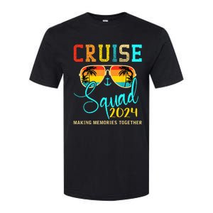 Squad Crew Cruise 2024 Summer Vacation Matching Family Group Softstyle CVC T-Shirt