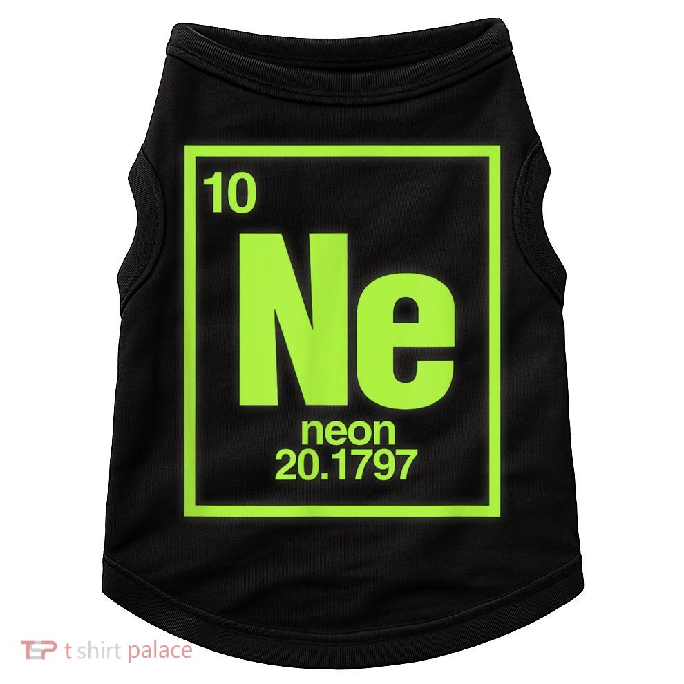 Science Chemistry Chemical Elements Ne Neon Doggie Tank