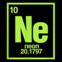 Science Chemistry Chemical Elements Ne Neon Backpack