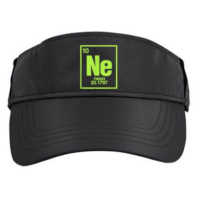 Science Chemistry Chemical Elements Ne Neon Adult Drive Performance Visor