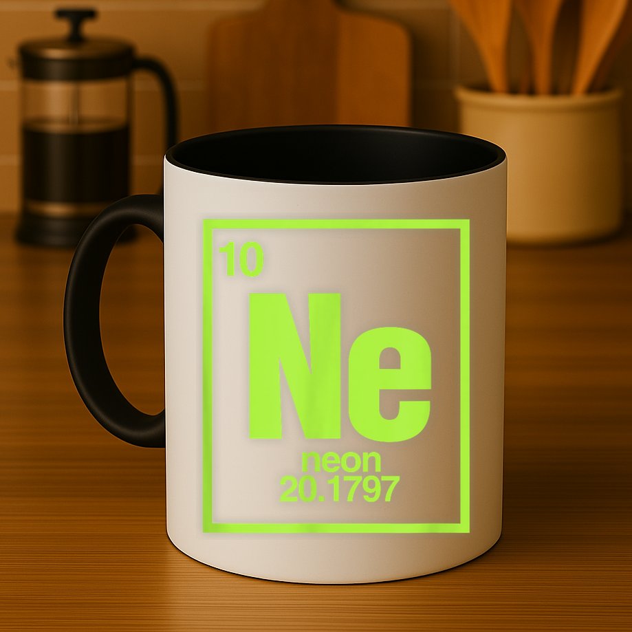 Science Chemistry Chemical Elements Ne Neon Mug