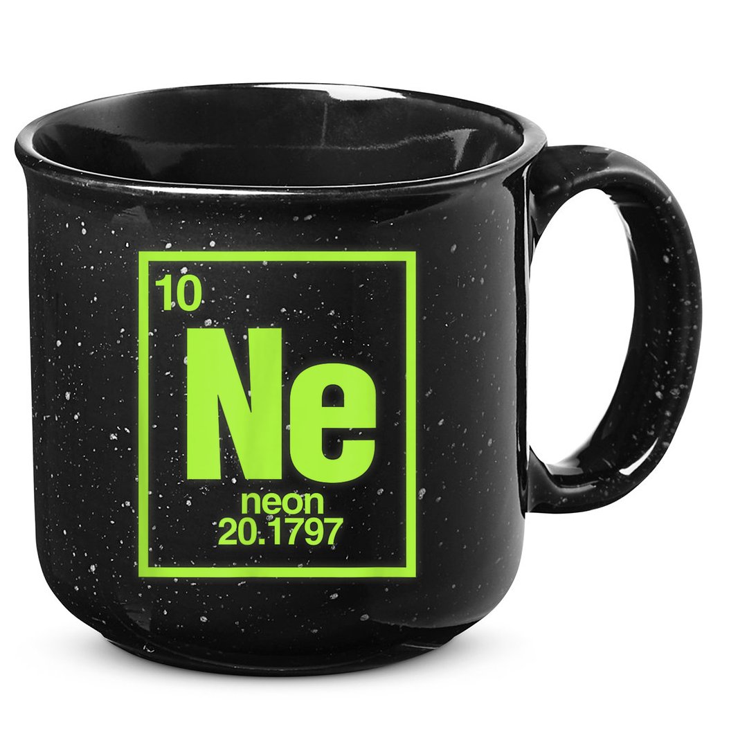 Science Chemistry Chemical Elements Ne Neon 15oz Campfire Ceramic Mug
