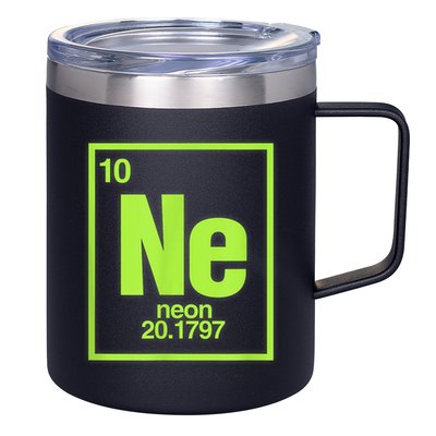 Science Chemistry Chemical Elements Ne Neon 12oz Stainless Steel Coffee Mug