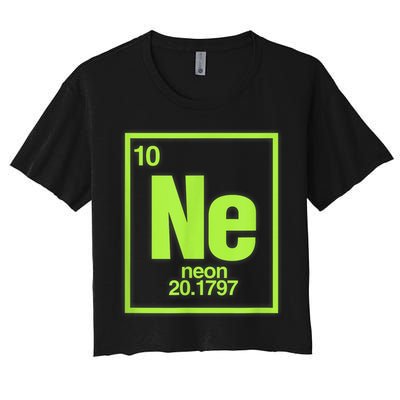 Science Chemistry Chemical Elements Ne Neon Crop Top