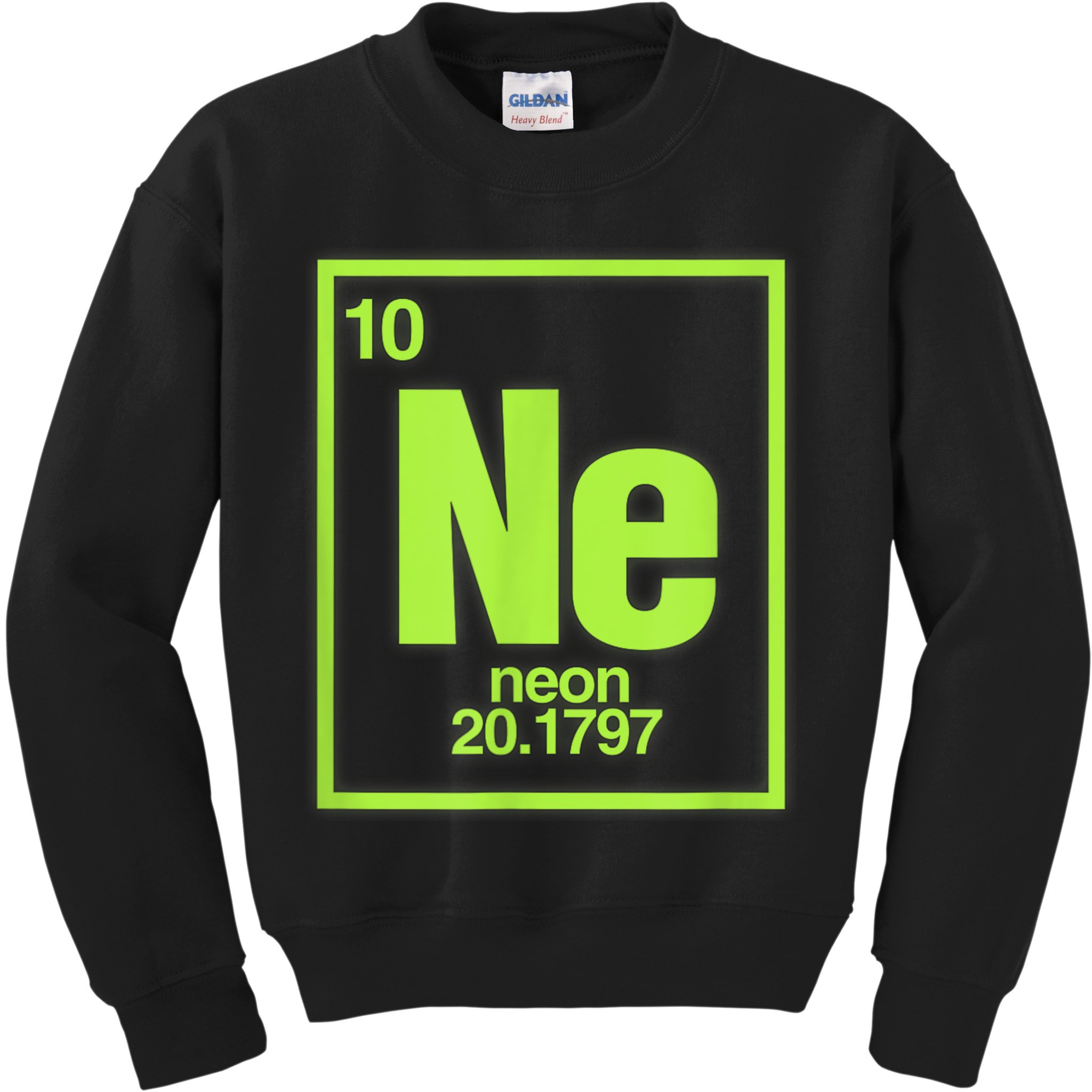 Science Chemistry Chemical Elements Ne Neon Kids Sweatshirt
